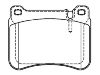 Bremsbelagsatz, Scheibenbremse Brake Pad Set:004 420 51 20